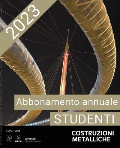 Abbonamento annuale Costruzioni Metalliche 2023 per STUDENTI