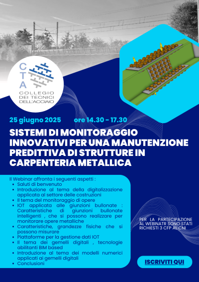 WEBINAR 25 GIUGNO 2025: MONITORAGGIO